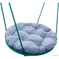 Подвесное кресло M-Group Гнездо в оплетке 0.6м 17049909 (серая подушка)