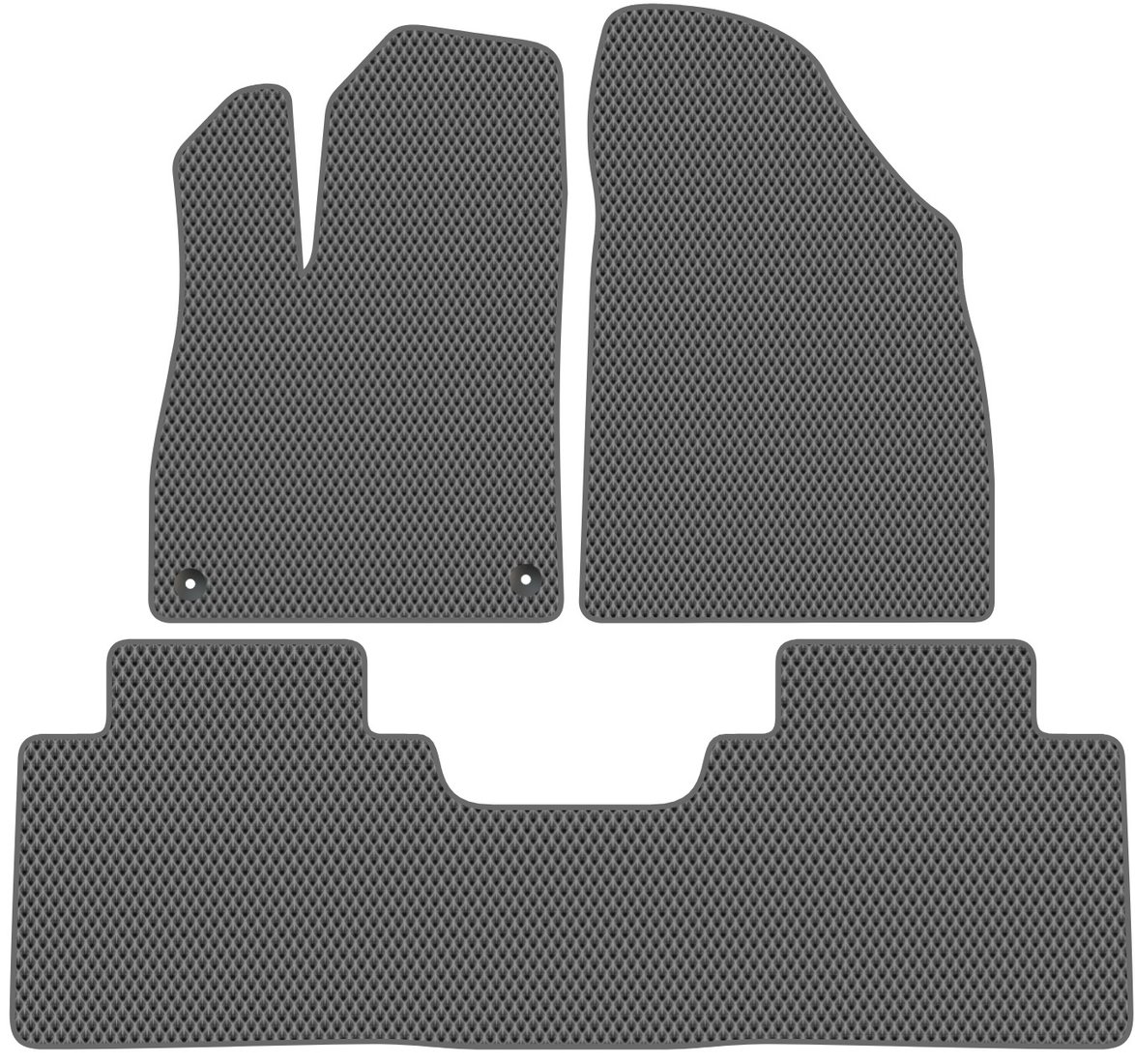 

Комплект ковриков для авто Alicosta GAC GS8 II (suv) 2023 - Н.В. (серый, ромб)