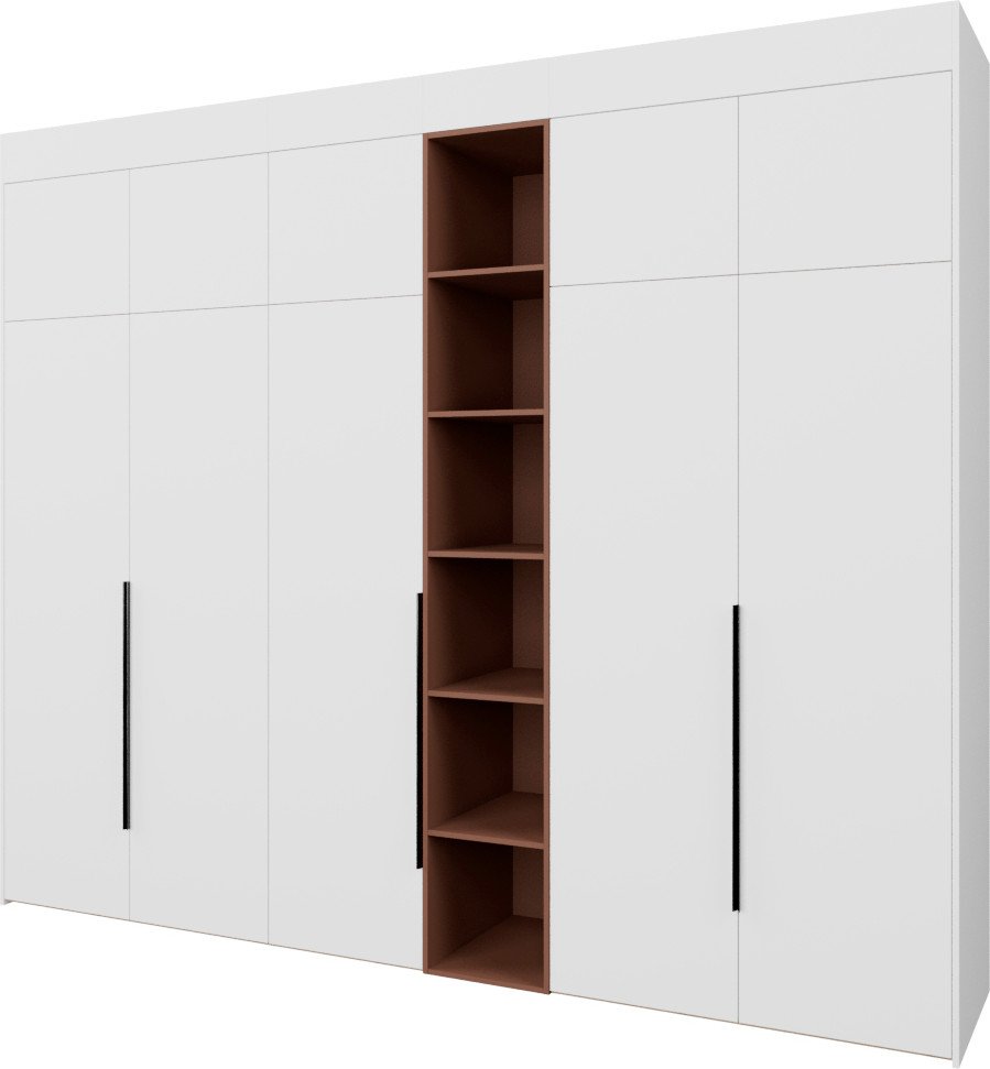 

Шкаф распашной Рэйгрупп Рэй S262-В14-3-EBL В14-3 (дуб элисон/белый премиум/античная латунь)