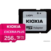 Карта памяти Kioxia Exceria Plus microSDXC LMPL1M256GG2 256GB (с адаптером)