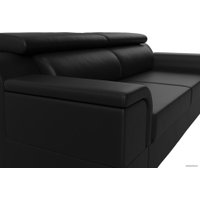 Диван Лига диванов Лига-003 117128 (экокожа черный)