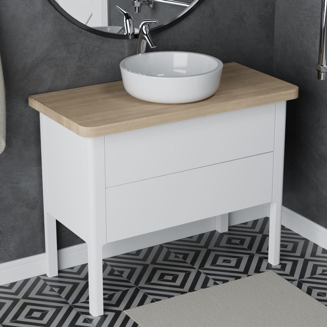 

Vela Тумба под умывальник Vela Грация 100Н под столешницу TU29266