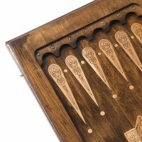 Шашки/нарды Mirzoyan Золотой Узор 1 am019