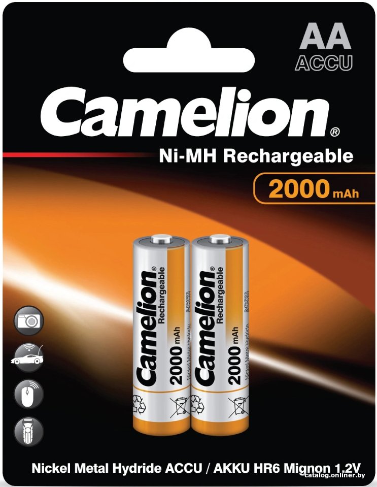 Аккумулятор Camelion NH-AA2000BP2 2шт