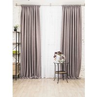 Штора Модный текстиль 112MT2226G27 (260x200, серовато-пурпурный)