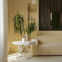 Стол-трансформер Levmar Apollo D78/S64 (белый/белые опоры)