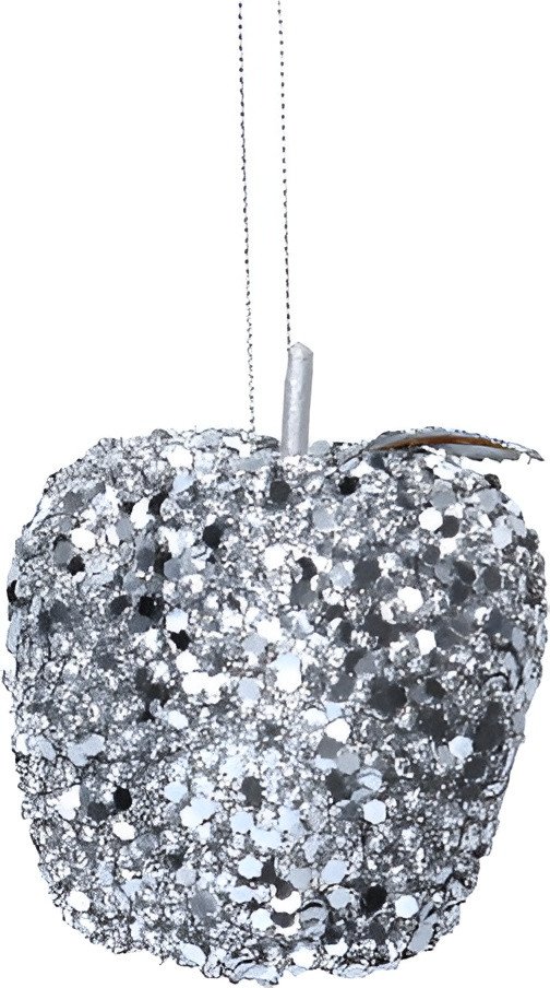 

Елочная игрушка Gisela Graham Серебряный фрукт Ski Lodge 16434