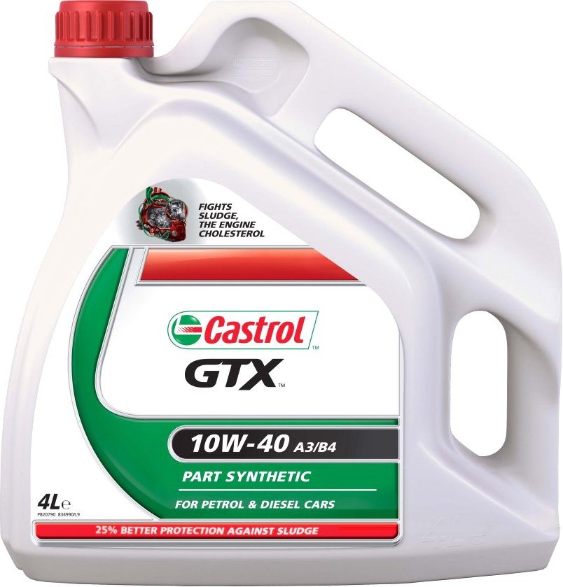 

Моторное масло Castrol GTX 10W-40 A3/B4 4л