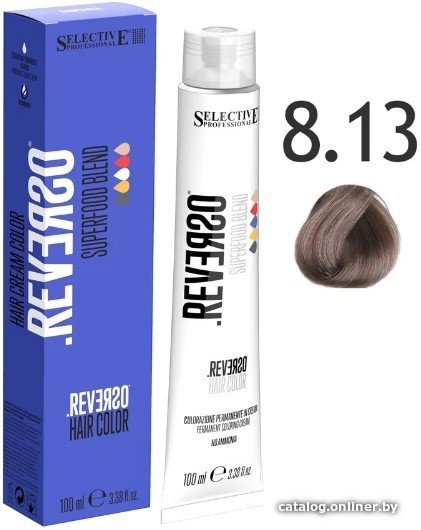 Крем-краска Selective Professional Reverso Superfood 8.13 89813 (100 мл, светлый блондин дуриан)