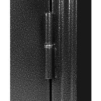 Металлическая дверь Guard Термо MG75 97х205 правая (черное серебро/серый)