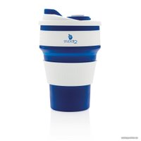 Термокружка Xindao P432.605 350 мл (синий/белый)