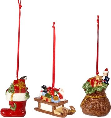 

Елочная игрушка Villeroy & Boch Nostalgic Ornaments 14-8331-6685 3 шт