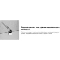 Душевая дверь Deante Prizma Walk-In KTJ_A39R (белый) в Витебске