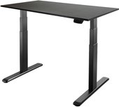 Ergo Desk Prime 1200x650x18 мм (дуб темно-коричневый/черный)