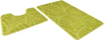 Набор ковриков Shahintex Актив Icarpet 001 60x100/60x50 836130 (салатный 58)