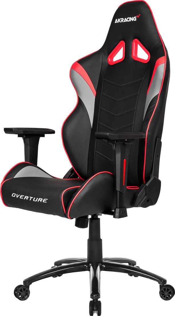 

Игровое (геймерское) кресло AKRacing Overture (черный/красный)