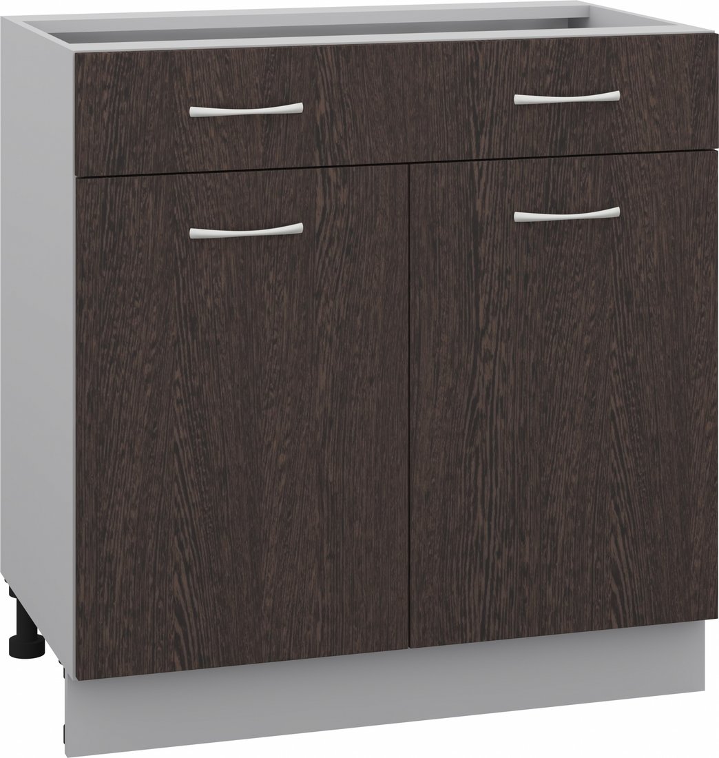 

Шкаф напольный Кортекс-мебель Корнелия Лира НШ80р1ш без столешницы (венге)