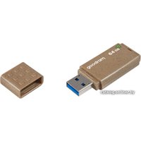 USB Flash GOODRAM UME3 Eco Friendly 64GB (коричневый)