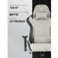 Игровое (геймерское) кресло Knight Regal (светло-серый)