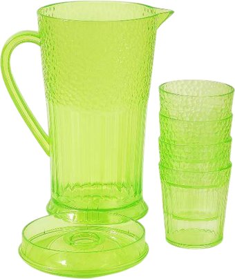 Набор стаканов для воды и напитков ILikeGift Another set 5763-04-01 (green)