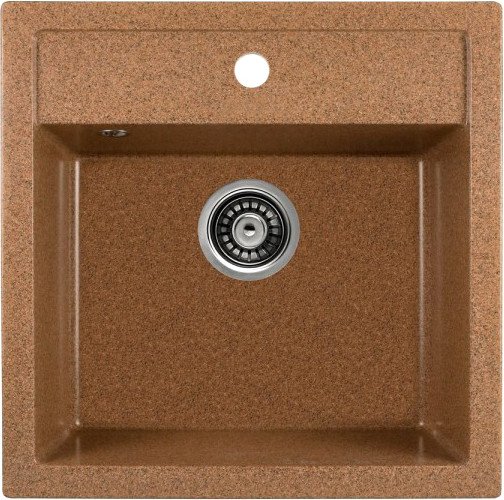 

Кухонная мойка Saniteco Terra (терракот с сифоном)