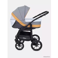 Универсальная коляска Rant Patio (3 в 1, 02, серый/желтый)