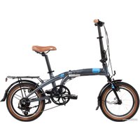 Велосипед Novatrack Town 2024 16AFV.TOWN.GR4 (серый)