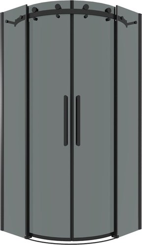 Душевой уголок Grossman Classic 100x100x195 301.K33.04.1010.21.10 (черный матовый/тонированное стекло)
