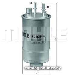 Топливный фильтр Mahle Knecht KL630