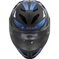 Мотошлем LS2 FF818 Storm III Komai (2XL, черный/синий)