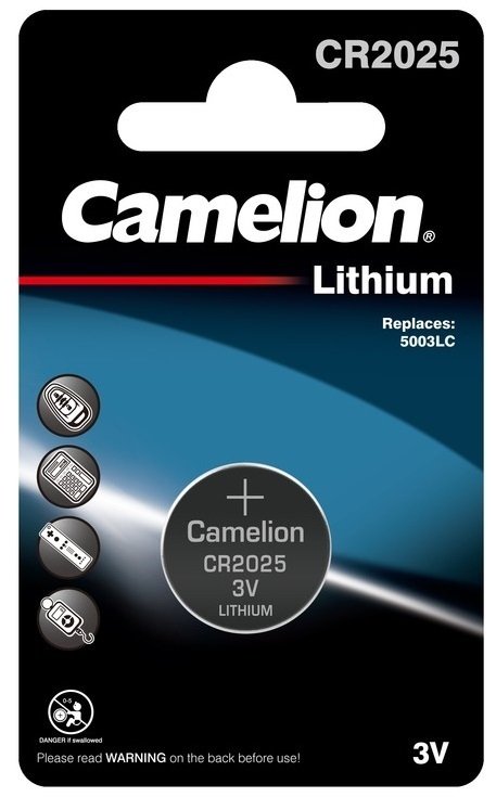 

Батарейка Camelion CR2025 [CR2025-BP1]