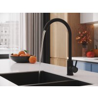 Смеситель Cersanit Cомо однорычажный 68243 (черный)