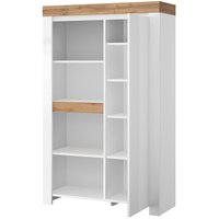 Шкаф распашной Anrex Taurus 1D4N (белый/дуб вотан)