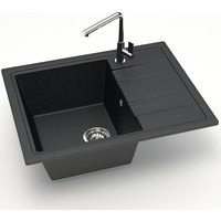 Кухонная мойка MARRBAXX Карельский камень модель 150/Q4 F150Q004 (черный)