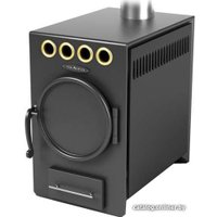 Свободностоящая печь-камин Термофор Нормаль 2 Турбо (ТВ, антрацит)