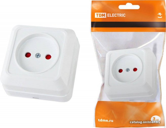 Розетка TDM Electric Ладога SQ1801-0059