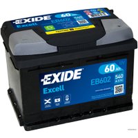 Автомобильный аккумулятор Exide Excell EB602 (60 А·ч)