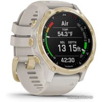 Умные часы Garmin Descent Mk2s (светло-золотистый/светло-песочный)