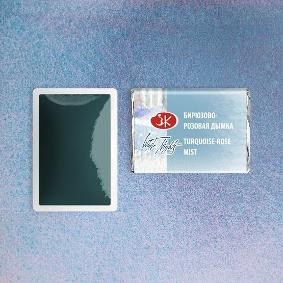 

Акварельная краска Невская палитра Белые ночи 1911561 (561 бирюзово-розовая дымка)