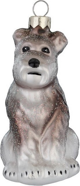 

Елочная игрушка Inge's Christmas Figural Glass Ornaments Шнауцер 64925H120