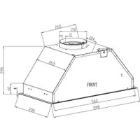 Кухонная вытяжка Schtoff Polar 60 (нержавеющая сталь)