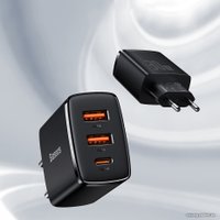 Сетевое зарядное Baseus CCXJ-E01 + брендированный брелок Baseus
