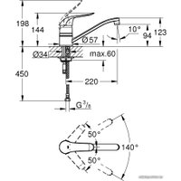 Смеситель Grohe Euroeco Special [32787000]