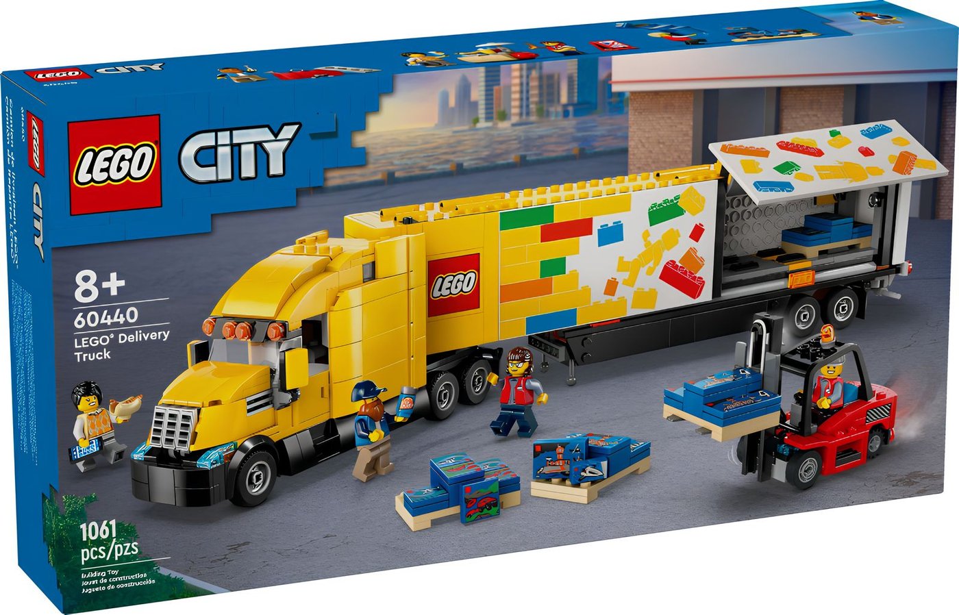 

Конструктор LEGO City 60440 Желтый грузовик для доставки