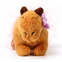 Классическая игрушка Pomposhki Капибара с цветочком 10128062