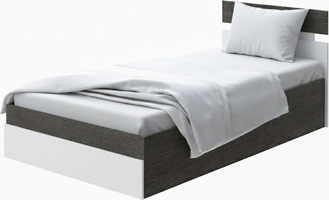 

Кровать PROxSON Milton с ПМ 90x190 (дуб кантербери/белый)