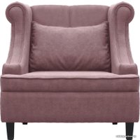 Интерьерное кресло Brioli Людвиг (велюр, B38 лиловый/темные ножки)