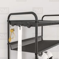 Полка для обуви ЗМИ Женева 35 ПДО Ж35 (черный)