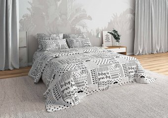 Евро комплект постельного белья Комплексресурс Good Day (евро, нав. 70х70)