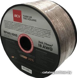 Кабель ACV KP100-1003 (100 м, прозрачный)